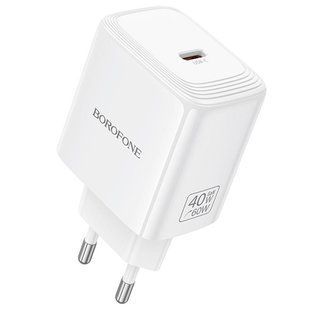 МЗП Borofone BN33 Fuente PD40W (1USB-C) White