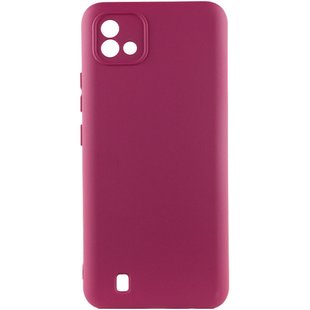 Чехол Silicone Cover Lakshmi Full Camera (A) для Realme C11 (2021) Бордовый / Marsala