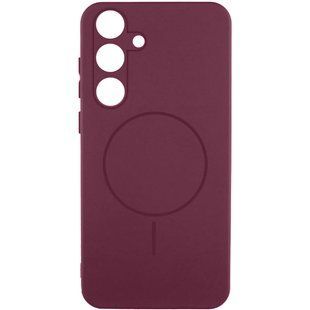 Чохол Silicone Cover Lakshmi Full Camera (AA) with Magnetic Fit для Samsung Galaxy S26 Бордовий / Marsala