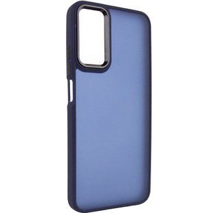 Чехол TPU+PC Lyon Frosted для Motorola Moto G84 Navy Blue