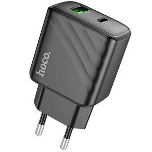 СЗУ Hoco CS23A Sunlight PD30W+QC3.0 (1USB-A/1C) Black