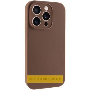 Чохол Silk Full Camera Protective (AA) NO LOGO для Apple iPhone 16e / 17e (6.1") Коричневий / Brown