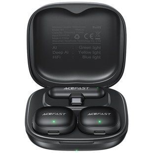 Петличный беспроводной микрофон Acefast R1 Type-C Black