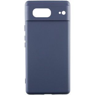 Чехол Silicone Cover Lakshmi Full Camera (AAA) для Google Pixel 7 Темно-синий / Midnight blue