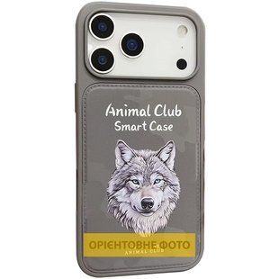TPU+PC чехол Animal Club для Apple iPhone 17 Air (6.5") Titanium Gray