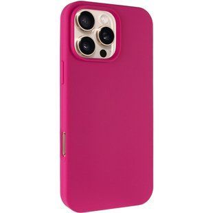Чехол Silicone Case Full Protective (AA) NO LOGO для Apple iPhone 16 Pro Max (6.9") Красный / Rose Red