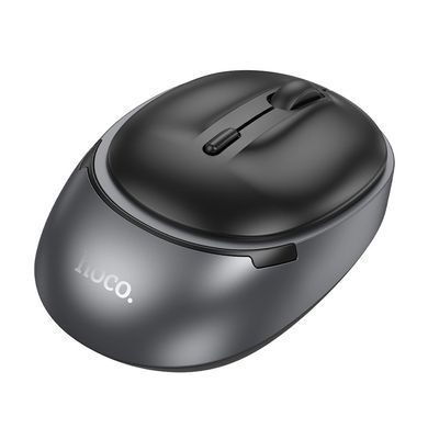 Мышь беспроводная Hoco GM34 Nuevo Bluetooth + 2.4G Black metal gray
