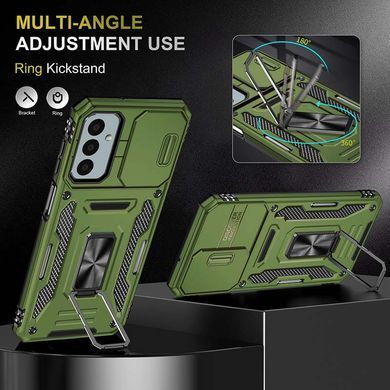 Ударопрочный чехол Camshield Army Ring для Samsung Galaxy A25 5G Оливковый / Army Green