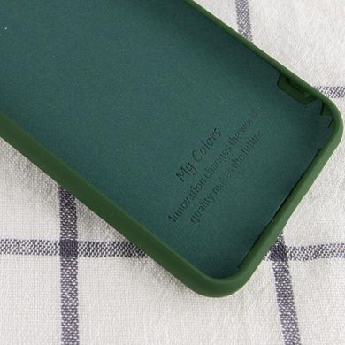 Чехол Silicone Cover Full without Logo (A) для Oppo A73 Зеленый / Dark green