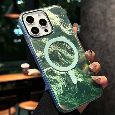 Чехол TPU Shiny Mountain (MagFit) для Apple iPhone 16 Pro Max (6.9") Green