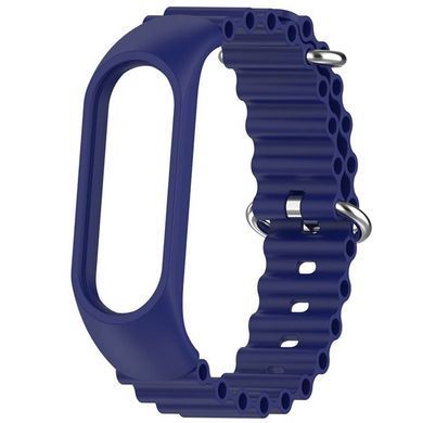 Ремешок Ocean Band для Xiaomi Mi Band 7/6/5/4/3 Синий / Blue