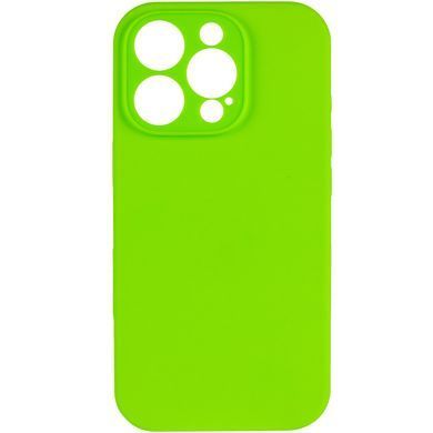 Чохол Silk Full Camera Protective (AA) NO LOGO для Apple iPhone 16 Pro (6.3") Кислотно-зелений / Acid Green