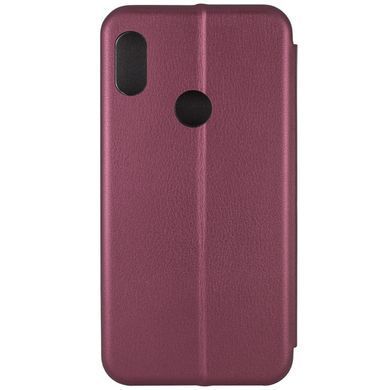 Кожаный чехол-книжка Classy для Xiaomi Redmi Note 5 Pro / Note 5 (DC) Бордовый