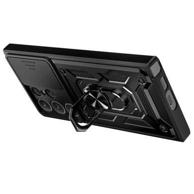 Чехол Ummi Camshield Serge Ring для Samsung Galaxy S25 Ultra Черный / Black