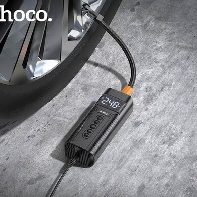 Автомобільний насос Hoco PH55 Roys smart car air pump Black