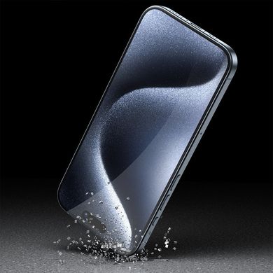 Захисне 3D скло Blueo Invisible Airbag Anti-broken для Apple iPhone 15 Pro Max (6.7") Чорний