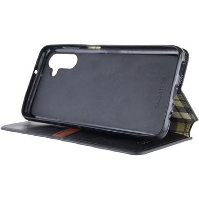 Кожаный чехол-книжка GETMAN Cubic (PU) для Samsung Galaxy A14 4G/5G Черный