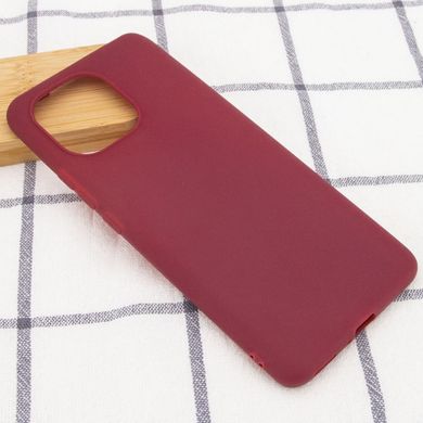 Силіконовий чохол Candy для Xiaomi Mi 11 Бордовий