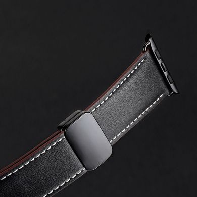 Ремешок Dux Ducis Genuine Leather для Apple Watch 38/40/41/42mm(ser.10) Black