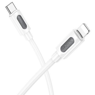 Дата кабель Borofone BX114 Structure Type-C to Lightning 27W (1m) White