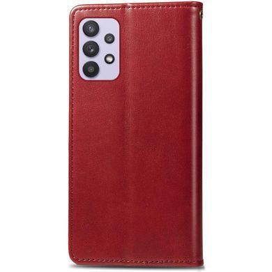 Кожаный чехол-книжка GETMAN Gallant (PU) для Samsung Galaxy A13 4G Красный