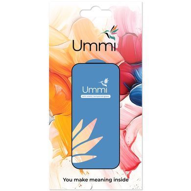 Защитное стекло Ummi для Apple iPhone 17 Pro Max / 18 Pro Max (6.9") Черный