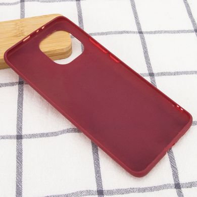 Силиконовый чехол Candy для Xiaomi Mi 11 Бордовый