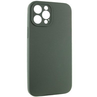 Чохол Silk Full Camera Protective (AA) NO LOGO для Apple iPhone 12 Pro Max (6.7") Зелений / Cyprus Green