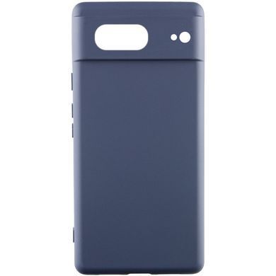 Чехол Silicone Cover Lakshmi Full Camera (AAA) для Google Pixel 7 Темно-синий / Midnight blue