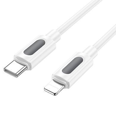 Дата кабель Borofone BX114 Structure Type-C to Lightning 27W (1m) White