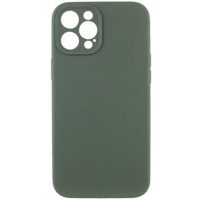 Чохол Silk Full Camera Protective (AA) NO LOGO для Apple iPhone 12 Pro Max (6.7") Зелений / Cyprus Green