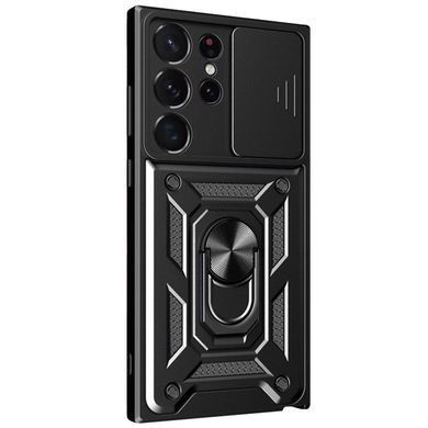 Чехол Ummi Camshield Serge Ring для Samsung Galaxy S25 Ultra Черный / Black
