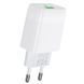 СЗУ Hoco C72Q Glorious QC3.0 18W (1USB-A) + кабель USB to Type-C Белый фото 3