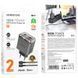 СЗУ Borofone BN21 Lena PD40W+QC3.0 (2USB-C) + кабель Type-C to Lightning Metal gray фото 2