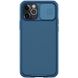 Карбонова накладка Nillkin Camshield (шторка на камеру) для Apple iPhone 13 Pro (6.1") Синій / Blue фото 1
