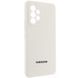 Чехол Silicone Cover Lakshmi Full Camera (AAA) with Logo для Samsung Galaxy A33 5G Белый / White