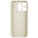 Чохол Silk Full Camera Protective (AA) NO LOGO для Apple iPhone 13 Pro Max (6.7") Бежевий / Antique White фото 3