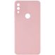 Силиконовый чехол Candy Full Camera для Samsung Galaxy A10s Розовый / Pink Sand