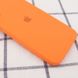 Чехол Silicone Case Square Full Camera Protective (AA) для Apple iPhone 11 Pro Max (6.5") Оранжевый / Papaya фото 2