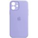 Чохол Silicone Case Full Camera Protective (AA) для Apple iPhone 12 (6.1") Бузковий / Lilac