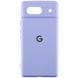 Чехол Silicone Cover Lakshmi Full Camera (AA) with logo для Google Pixel 8a Сиреневый / Dasheen фото 1
