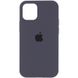 Чехол Silicone Case Full Protective (AA) для Apple iPhone 12 Pro Max (6.7") Серый / Dark Grey фото 1