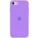 Чехол Silicone Case Full Protective (AA) для Apple iPhone SE (2020) Сиреневый / Dasheen