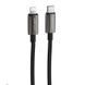 Дата кабель Acefast C23-01 Type-C to Lightning 30W (1.2m) Black фото 1