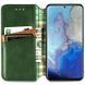 Кожаный чехол-книжка GETMAN Cubic (PU) для Xiaomi Redmi Note 10 Pro / 10 Pro Max Зеленый фото 4