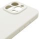 Чохол Silk Full Camera Protective (AA) NO LOGO для Apple iPhone 13 Pro Max (6.7") Бежевий / Antique White фото 4