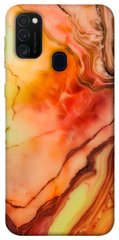 Чехол itsPrint Красный коралл мрамор для Samsung Galaxy M30s / M21