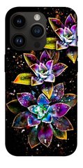 Чехол itsPrint Flowers on black для Apple iPhone 14 Pro (6.1")