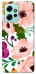 Чехол itsPrint Акварельные цветы для Xiaomi Redmi Note 12 4G