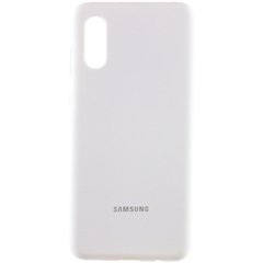 Чохол Silicone Cover Full Protective (AA) для Samsung Galaxy A02 Білий / White